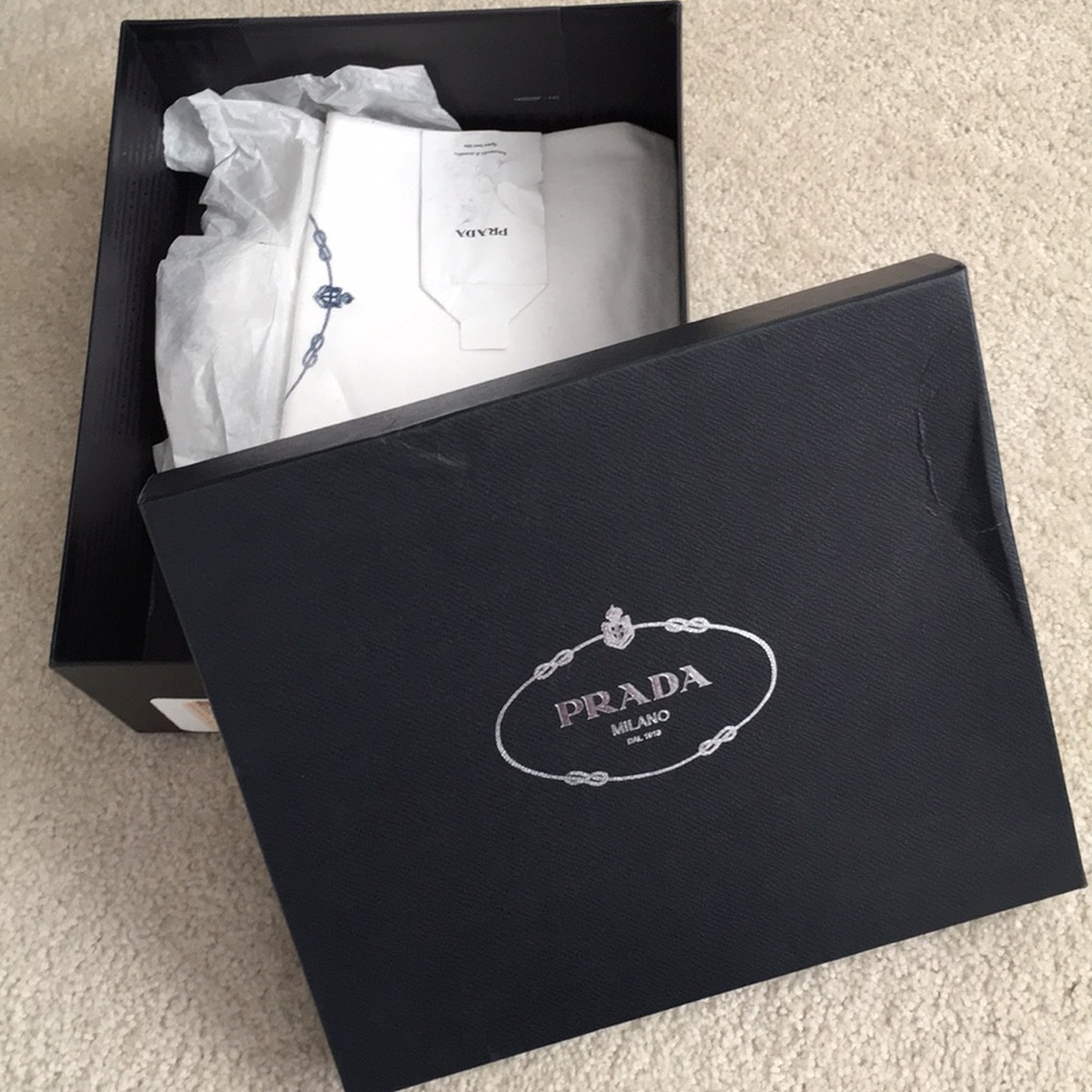 Prada Suede Platform T-Strap - Picture 8 of 8